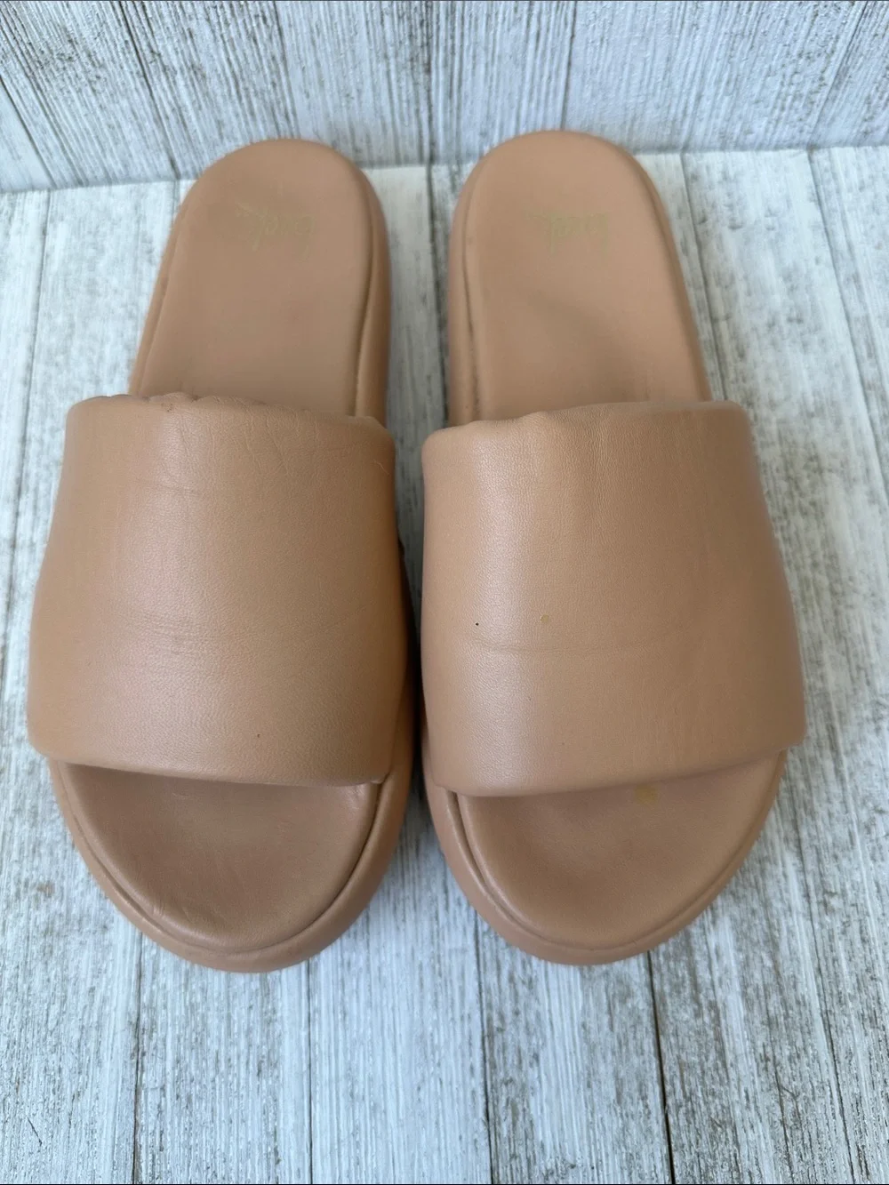 beek Trumpeter Platform Slide Sandal